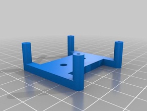 my customized parametric pcb mounting bracket stand off electronics 3d print model - Mito3D