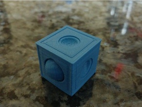 unruhig cube Spielzeug & Spiele 3d print model - Mito3D
