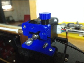 bowden extruder screw cap adjuster m3nut 3d printer parts upgrades anet a8 m3 prusa i3 3d print model - Mito3D