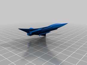 jet fighter construire des progrès 13 03 17 L'impression 3d un de combat en avion wepon 3d print model - Mito3D