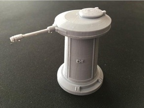 df9 a laser bateria - hoth torre brinquedo & acessórios para jogos 3d print model - Mito3D