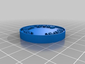 personalizado moneda de 1 chip monedas & insignias 3d print model - Mito3D