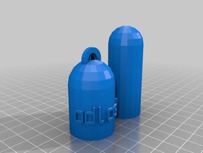 il mio personalizzato parametrico indossabile contenitore slip-on cap i contenitori su misura 3d print model - Mito3D