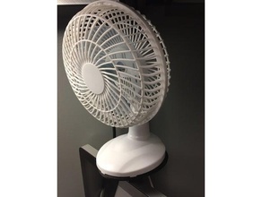 estante ajustable del soporte ventilador de la oficina refrigeración el montaje 3d print model - Mito3D