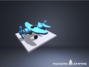 paradise uçak sanat 3d print model - Mito3D