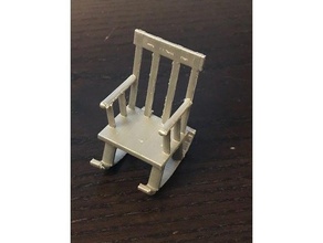 rocking chair toy & game accessories doll furniture house 3d print model - Mito3D