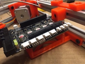 replicape beaglebone t-Nut zu montieren bessere Zugänglichkeit 3d-Drucker Teile black delta-Drucker 3d print model - Mito3D