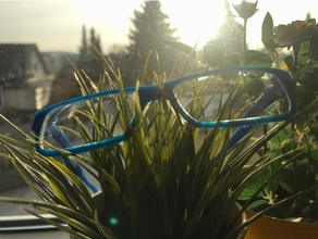 3d-printed glasses you can wear brille optics printed 3d print model - Mito3D