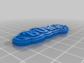 b rge chaveiros personalizado 3d print model - Mito3D