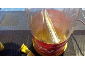 coca-cola elektroliz diy 1 litre şişe coca cola kap ein elektrolyse flasche 3d print model - Mito3D