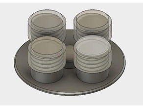 mason jar biorreator biologia biohacking cultura de células a biotecnologia amadora fusão 360 frasco vidro ciência engenharia tecidos 3d print model - Mito3D