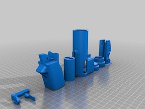 open bolt smg œuvres L'impression 3d 3d print model - Mito3D