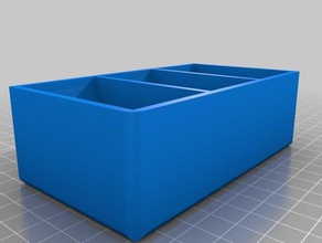rounded bottom parts bin tool holders & boxes small storage 3d print model - Mito3D