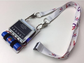 pi zero ebadge electronics badge epaper 3d print model - Mito3D