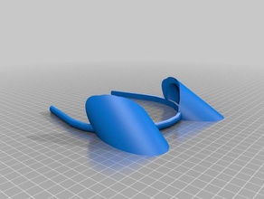 hair band cat ears hollow accessories customized 3d print model - Mito3D