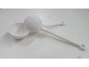 simple spoon household 3d print model - Mito3D