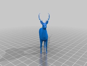 deer stl 3d printing 3d print model - Mito3D