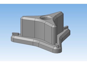titolare di centraggio filamento bobina barra filettata reprap Stampante 3d parti 3d print model - Mito3D