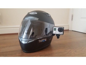 sparco club x1 gopro mount sport & fitness all'aperto actioncam action cam firefly 7s casco di montaggio videocamera monte 3d print model - Mito3D