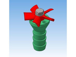 Garten-sprinkler-self-drived-rotor outdoor & Garten sprinkler 3d print model - Mito3D