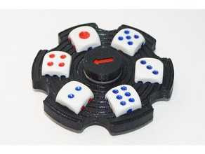 hand-spinner-random number generator Spielzeug & game Zubehör fidget hand spinner hand-spinner 3d print model - Mito3D