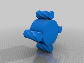 Kunst vase Kunst-tools 3d print model - Mito3D