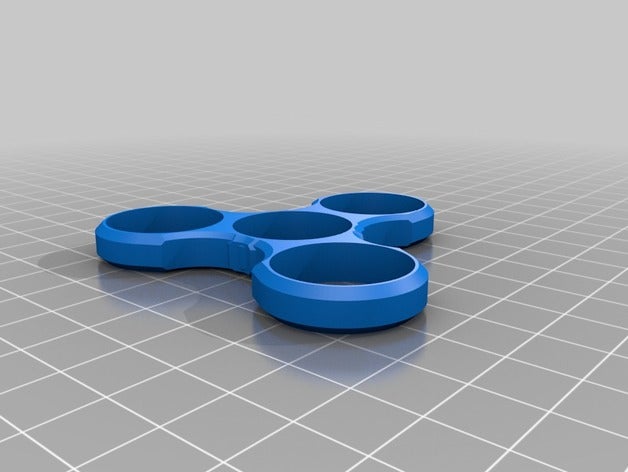 tri-spinner jouets mécaniques personnalisé 3D print model - Mito3D