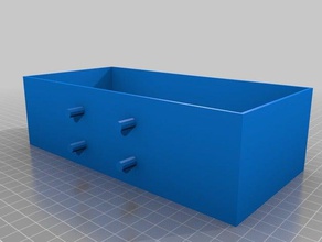 pegboard box atomix organization customized 3d print model - Mito3D