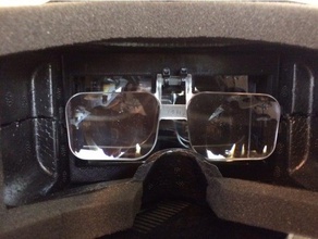 holder carson flip up lens quanum fpv v2 r c vehicles glasses goggle mount 3d print model - Mito3D