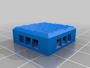 superfície de grama openlock edifícios e estruturas 28mm campo jogos miniaturas modelo abrir o jogo tabuleiro a tampo mesa terreno textura telha telhas 3d print model - Mito3D