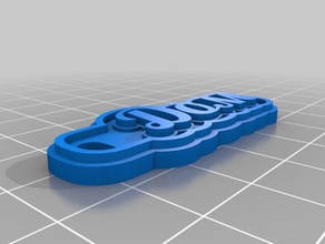 house keychains customized 3d print model - Mito3D