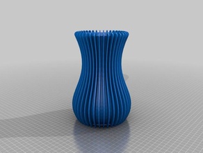 meine angepasste bezier-vase Mathe-Kunst kundengebundene 3d print model - Mito3D