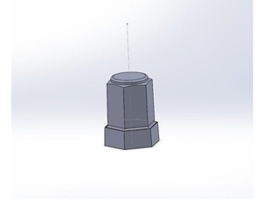 cache crous ford granada mk2 automotive wheel nut 3d print model - Mito3D