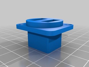 usb mounting bracket computer 3d print model - Mito3D