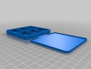 7 16 my customized case compartment containers 3d print model - Mito3D