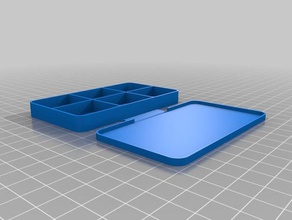 7 16 my customized case compartment containers 3d print model - Mito3D