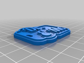 Schlüsselanhänger kundenspezifische dr e mc kundengebundene 3d print model - Mito3D