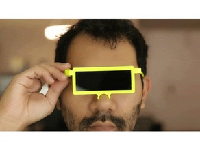 lcd-Brille Brille Brillen Sonnenbrille 3d print model - Mito3D