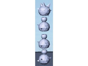 ball jointed pokey sculture stati di avanzamento lavori 3d print model - Mito3D
