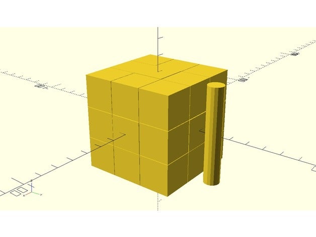 leeren Gesicht rubik-Würfel Rätsel 3D print model - Mito3D