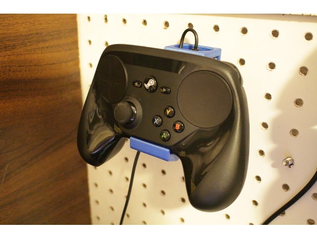 vapor controlador de stand montado na parede versão antiga jogos vídeo o bluetooth dongle game pad gravidade monte pegboard peg board montagem sem fio 3D print model - Mito3D