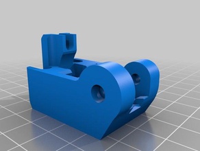 lulzbot extruder beefy idler block greg wade style extruders - heatset insert edition 3d printer parts arm gregs mini taz 4 5 wades 3d print model - Mito3D