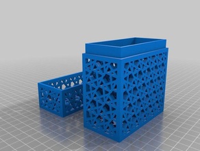 my customized playing card box toys & games 3d print model - Mito3D