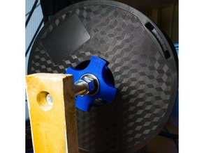 parametrische universal spool-Halter remix mit den r8-2rs bearigs 3d Drucker Zubehör Lager kundengebundene filament filament-Halter filament-Spule spool holder r8 2rs 3d print model - Mito3D