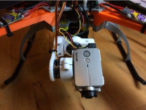 runcam2 gimbal crossfire r c araçlar freecad yarattı 2 drone quadcopter runcam 3d print model - Mito3D