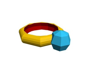 the Atlantis Ring modelleri 3d print model - Mito3D