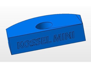 agarre cristal par kossel mini - verre titulaire de serrage L'imprimante 3d pièces lit clip 2020 3d print model - Mito3D