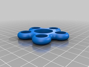1 2inch balle 5 ray minuscule bot jouets mécaniques personnalisé 3d print model - Mito3D