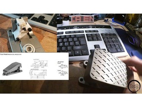 pedal adaptador de válvula neumática ---&gt &gt interruptor eléctrico partes 3d print model - Mito3D