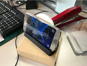 dock aukey chargeur sans fil ofis şarj cihazı indüksiyon iphone telefon samsung dur 3d print model - Mito3D